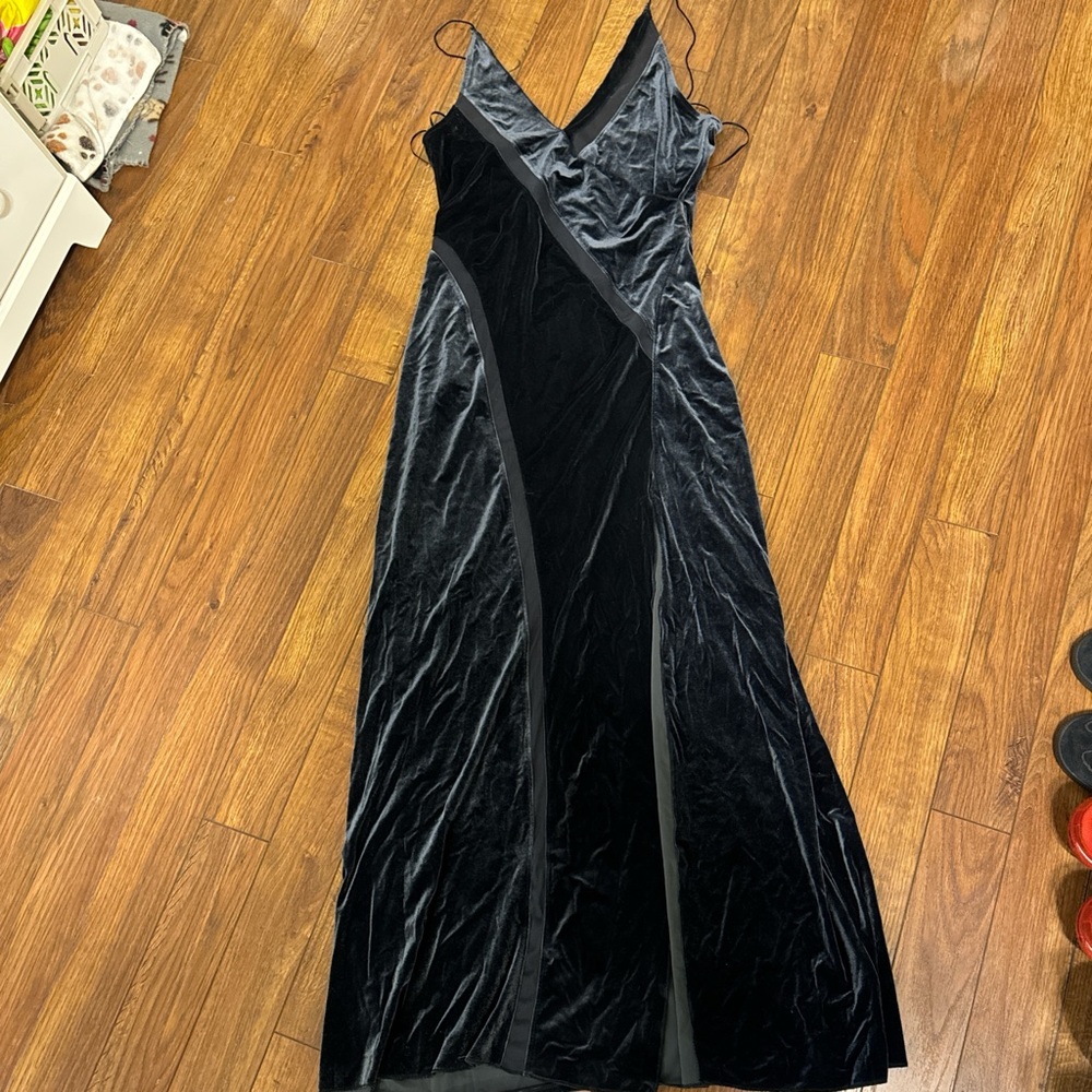 Aubade Black Velvet Maxi Dress